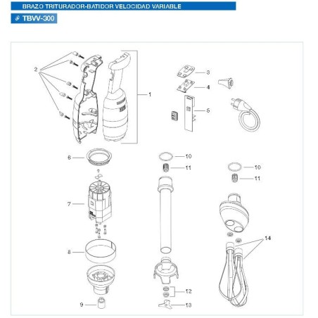 Acoplamiento Hembra Brazo Triturador Edenox TVF TBVV K016C31003