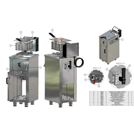 peephole ø 65mm int.ø 33mm thickness 18mm Movilfrit FH-10 FH-17 907032