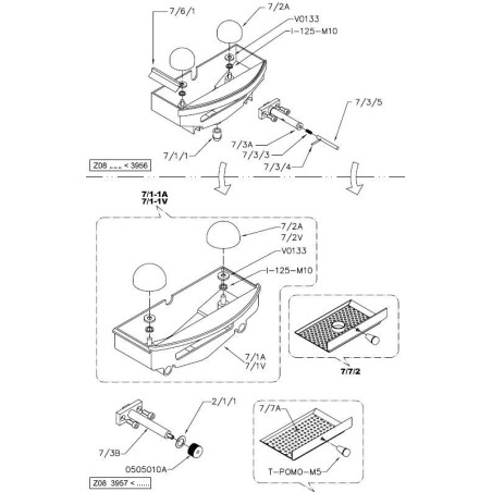 Filtro Completo Espremedor Zummo Z08 7/7/1