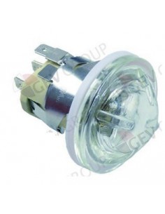 lámpara de horno montaje ø 35,5mm 230V 25W casquillo G9 resis.a la temp. 300°C empalme F6,3  ECO1-1 ECO1C-008-K
