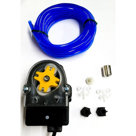 dosificador GIADOS regulación de frecuencia 0,4l/h 230VAC abrillantador tubo ø 4x6mm tubo silicona 9740.B04RE.00