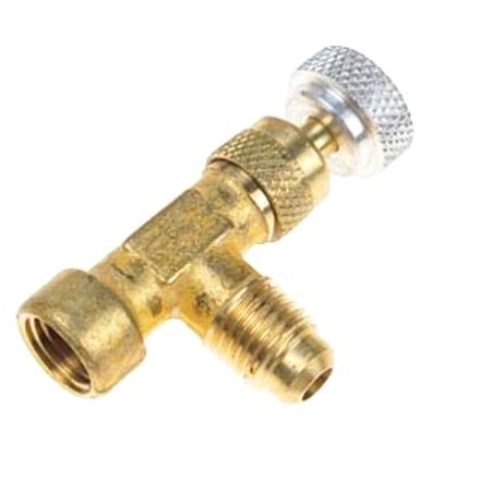 Chave para garrafa descartável de gás refrigerante R-134A Roscas 1/4'H, 1/4'M