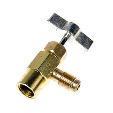 Key for disposable bottle refrigerant gas Freeze+22 Threads 1/2' 16 threads, 1/4'M