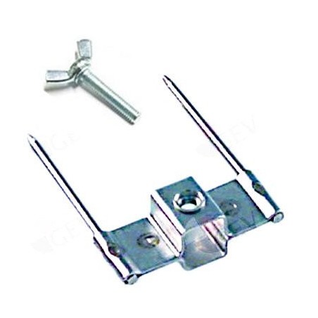 double skewer clip for chicken grill 160X55mm skewer 4mm tube 12mm