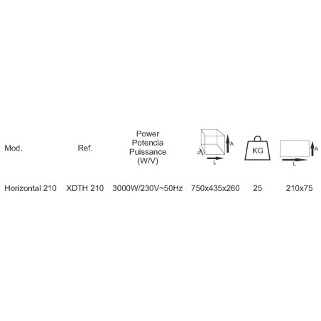 Grille-pain Tunnel XDTH-210 3000W