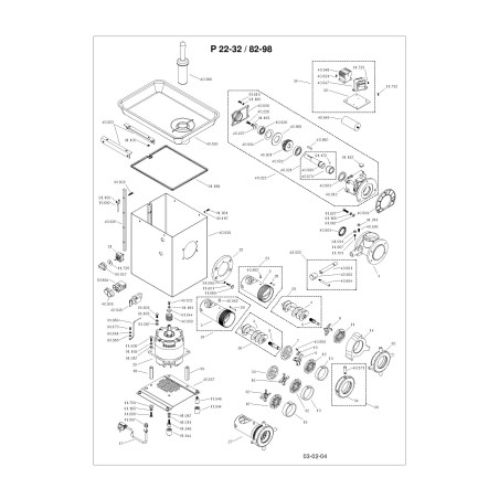 Braher P22-82 Grinder Mouth Support 40510