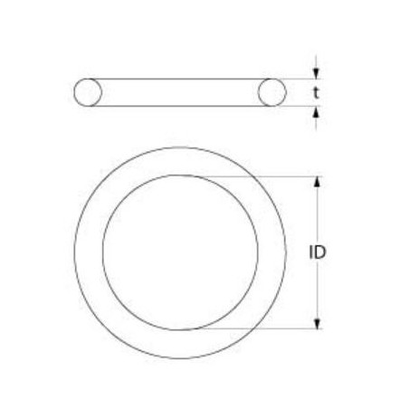 joint torique EPDM épaisseur 5mm int.ø 54mm UE 1 pièce Winterhalter