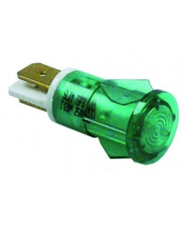 lámpara de señalización ø 12mm verde 230V UE 1 pzs 359041