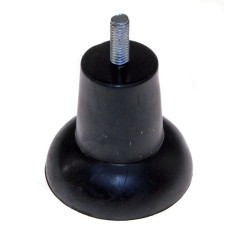 pé de aparelho rosca M6 rosca L 11mm H 48mm ø 48mm UE 1 pçs