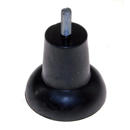 pie de aparato rosca M6 rosca L 11mm H 48mm ø 48mm UE 1 pzs