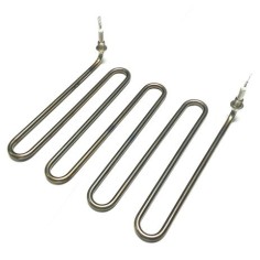 Résistance Salamandre ES-600L 2000W 240x230x80mm Tube M8 raccord M12