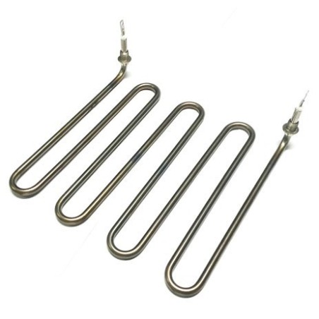 Résistance Salamandre ES-600L 2000W 240x230x80mm Tube M8 raccord M12