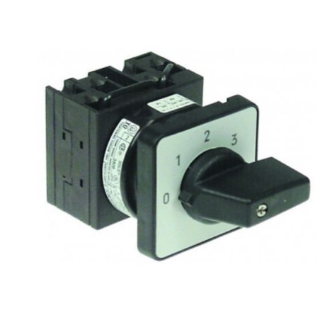 Interrupteur rotatif 4 0-1-2-3 jeux de contacts 4 type T0-2-171/E 400V 16A Scholl