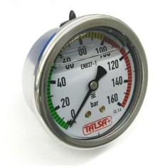 Manómetro D.63 REF.MGS10/3/b 0-160 bar Rosca 1/4" Talsa 2278