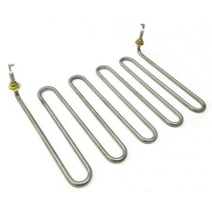 Résistance Salamandre ES-600L 2000W 240x230x80mm Tube M8 raccord M12