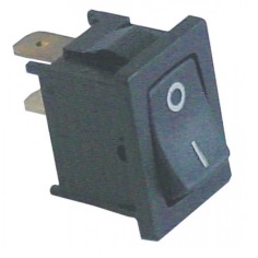 interrupteur basculant dimensions de montage 19x13mm noir 1NO 250V 6A 0-I HF-606 TW