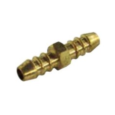 Double brass nipple Ø10 for hose connection 14602 Butane Propane Gas