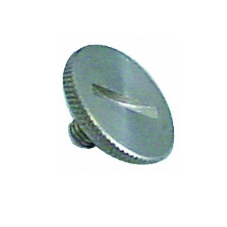 tornillo de cabeza moleteada rosca M5 rosca L 7mm ø 20mm H 3mm inox Fagor Q152016000 12009829