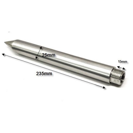 Brochette en aluminium hot-dog HHD-1 235mm