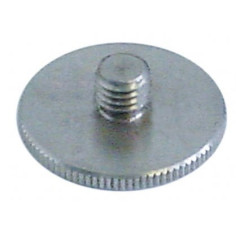 parafuso de cabeça moleteada rosca M8 517066 Dihr, Kromo, Olis