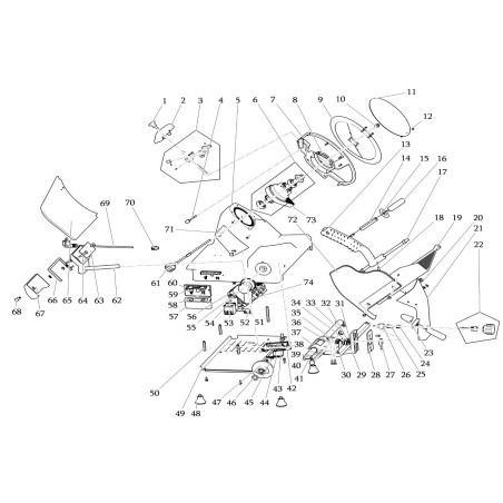 Knob tightener cap regulator Cutter HBS-350 Breakdown 68
