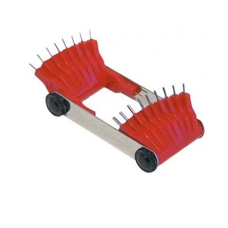 caliber for nozzles with 20 measuring pins size 0.45-1.5mm