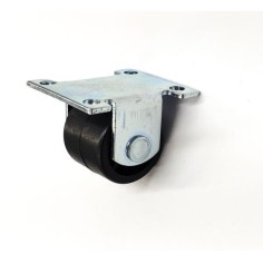 Roda giratória de fibra ø 30mm H43mm fixação placa 52X61mm