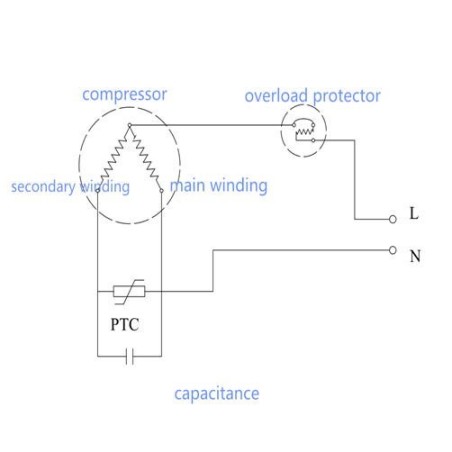 Compresor refrigerante R600A ZEL HML140A   HS-384 