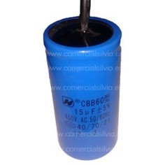 Condensateur de démarrage Capacité 15µF 450v CBB60 50-60Hz TC12