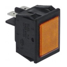 Lampe de signalisation mesurant 30x22mm jaune