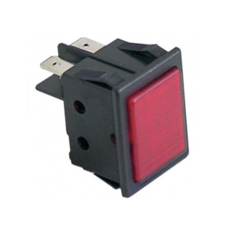 Lâmpada de sinalização medida 30x22mm amarela