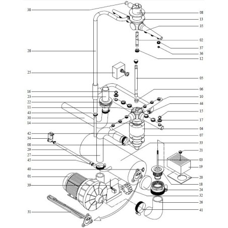 inlet pump ø 30mm outlet ø 30mm type 2239.1901 230V 50/60Hz Arisco A06AA05