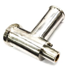 Boca Picadora TC-12 2018 Acero Inoxidable Rosca Paso 2  M83,5mm 7 nervaduras   Trasero Ø20mm Anillo Cobre