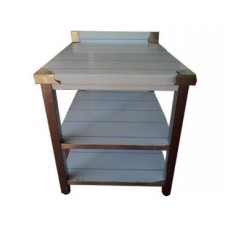 Table murale démontable 700x600mm 2 étagères