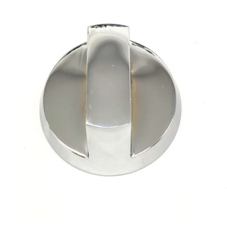 pomo torneira de gás Metálico Ozti 6260.00015.61C ø 58mm eixo ø 6x4,8mm parte plana para cima