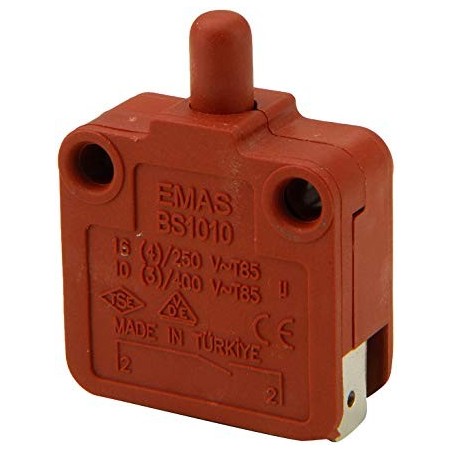 microinterruptor con varilla 250V 16A 1NO empalme conector Faston 6,3mm Ozti 6232.00010.26 345060 Marchef LUB YRELK0250