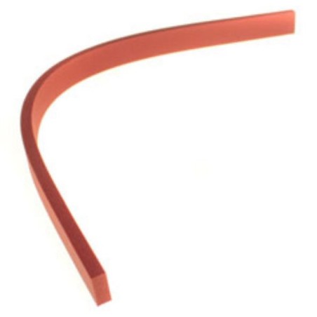 Almofada de Gel de Silicone Vermelha 22x8x420mm Orved VM18