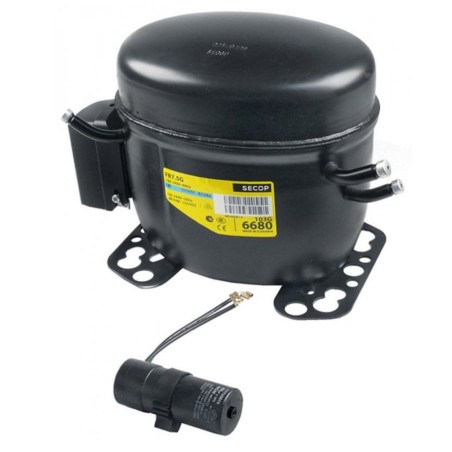 R134a refrigerant compressor type FR7.5G 220-240V 50Hz completely hermetic 10.6kg 1/5HP