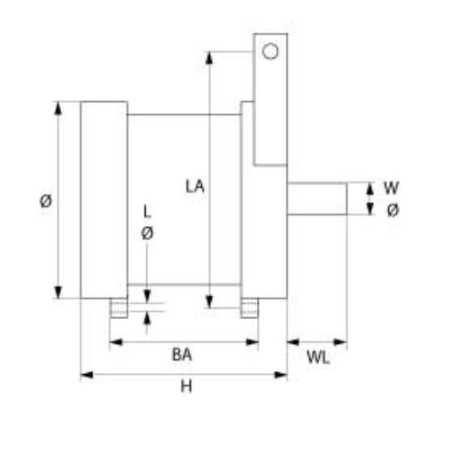Motor Cortadora RGV Mod.250 Eletromecânica Visconti Tipo H40-510