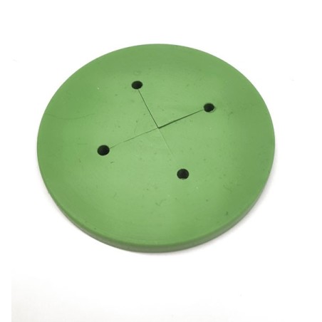 Junta plana Talsa 0685 Silicone Verde D60*5mm Corte Cruz 30mm