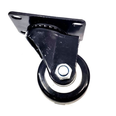 Roue pivotante sans frein ø 63mm plaque de fixation 64x94mm AMR-1100