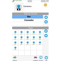 Programa Hostelería para Comandero Inalámbrico Tablet