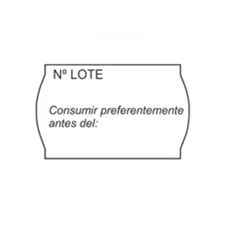 Etiquetas 26x16 Nº Lote (caixa de 40 rolos)