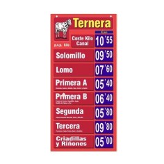 Cartaz de preço BEZERRA