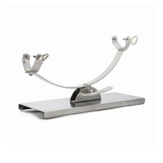 Jamonero de corredera inox.