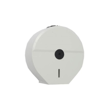 Industrial toilet paper dispenser in white ABS