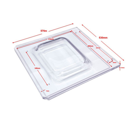 Cloche mécanisée sans accessoires DZ-450 570x530x24mm