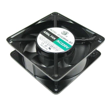 axial fan L 119mm W 119mm H 38mm 220V 50-60Hz 21W 0.14A 2P G12038HA2BT