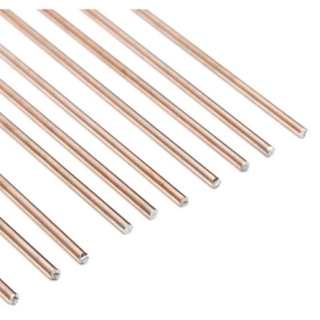 Varilla redonda para soldar al 5% Plata Envase 10 varillas 143gr 500x2mm