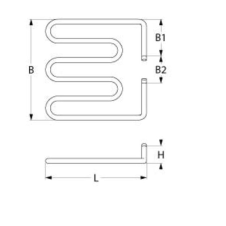 Resistencia Grill Parte de arriba  800W 230V 416197